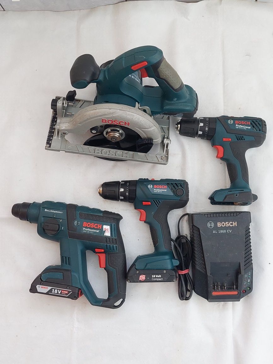 Set scule profesionale bosch cu acumulatori