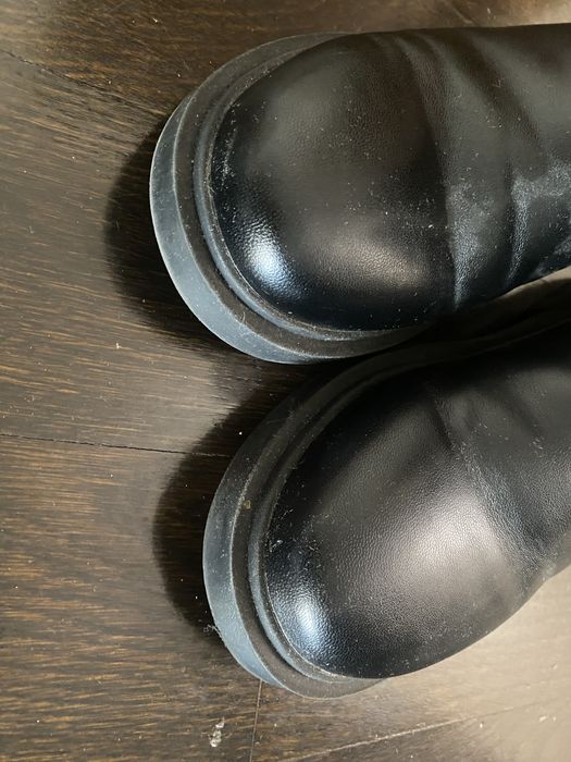 Cizme ZARA negre cu catarame 37