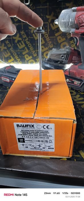 Самонарезни видий за сандвич панел