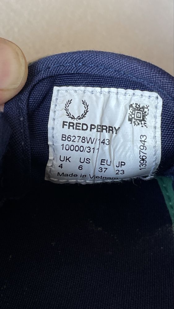 Дамски балеринки Fred Perry номер 36