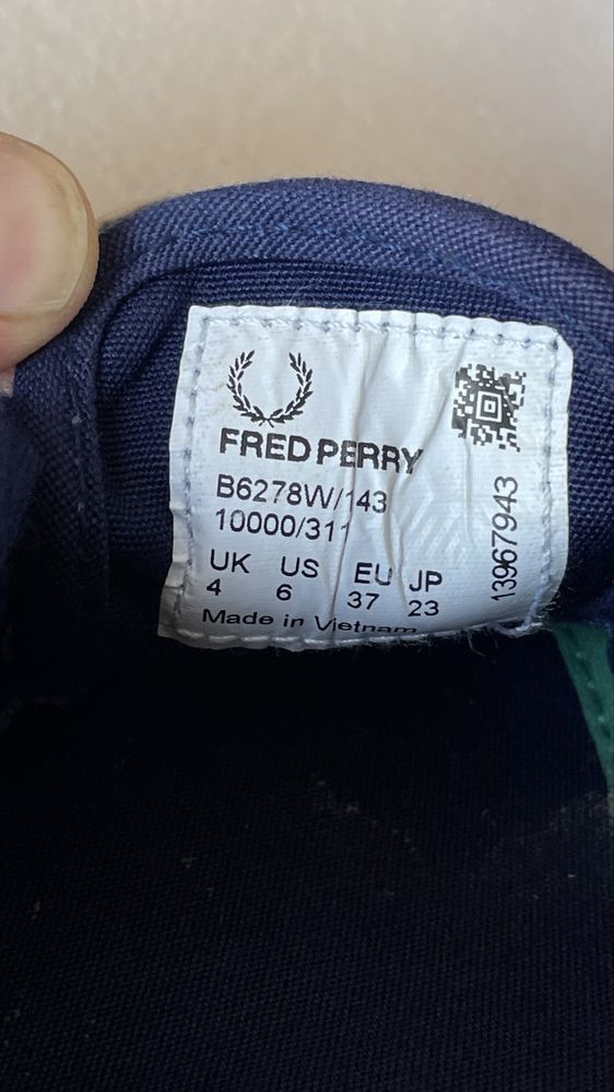 Дамски балеринки Fred Perry номер 37