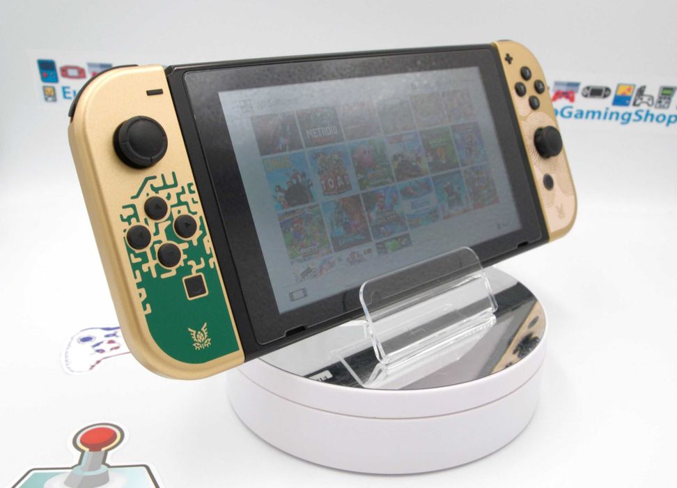 Nintendo Switch V2 Zelda Modat Picofly/ Tinfoil/ Card 128GB/20 Jocuri