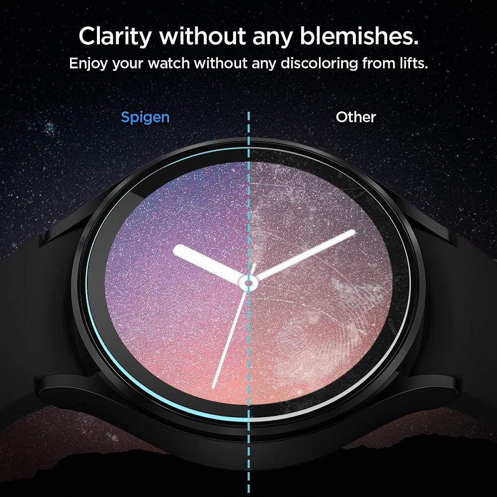 Протектор spigen ez-fit 2- pack за samsung galaxy watch 5 pro 45mm