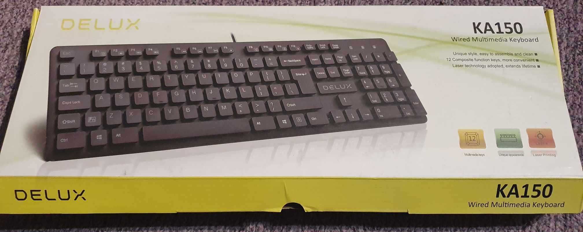 Keyboard tastatura KA150 Delux, noua , in cutie, nefolosita