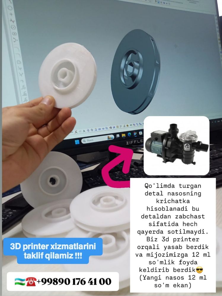 3D printer xizmati