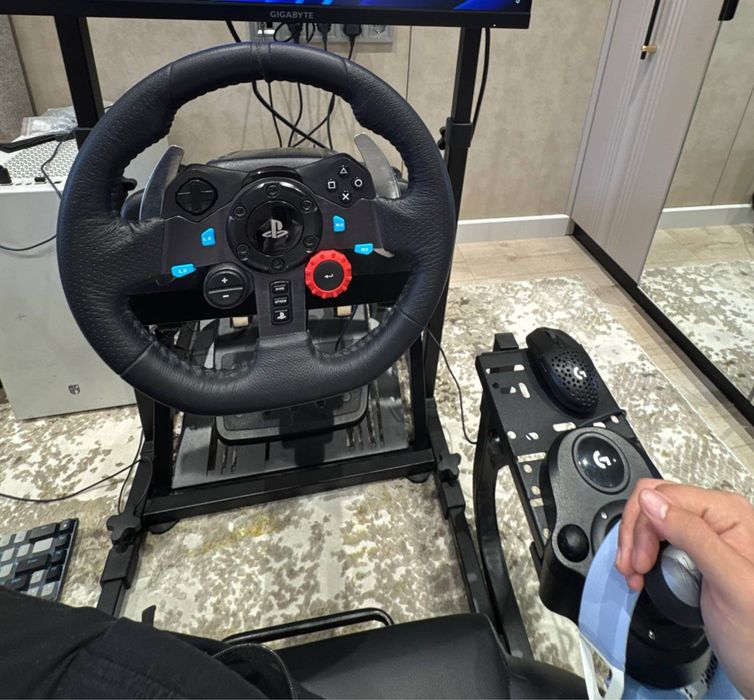 Logitech g29 + g shifter игровой руль скорость передач