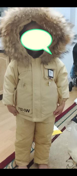 Комбинезон зимний. Размер 92.