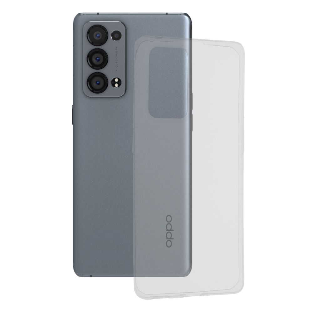 Husa din silicon pentru Oppo Reno6 Pro 5G (Snapdragon) - Transparent