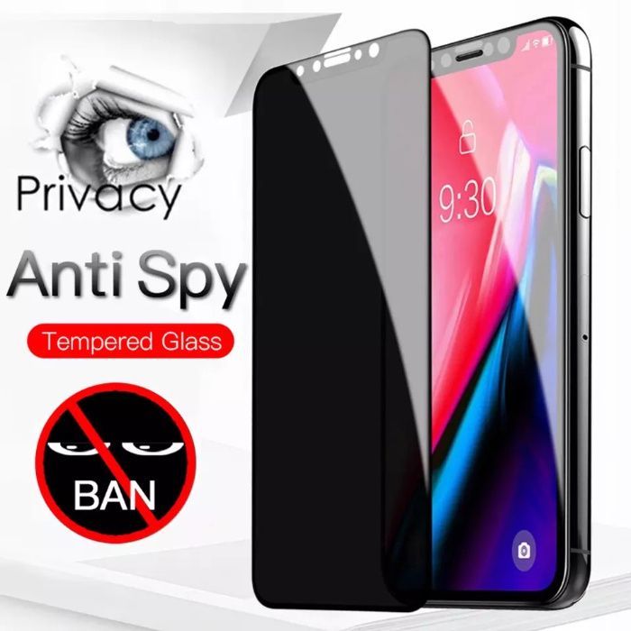 iPhone X , XS , XR , XS Max folie din sticla securizata 5D PRIVACY