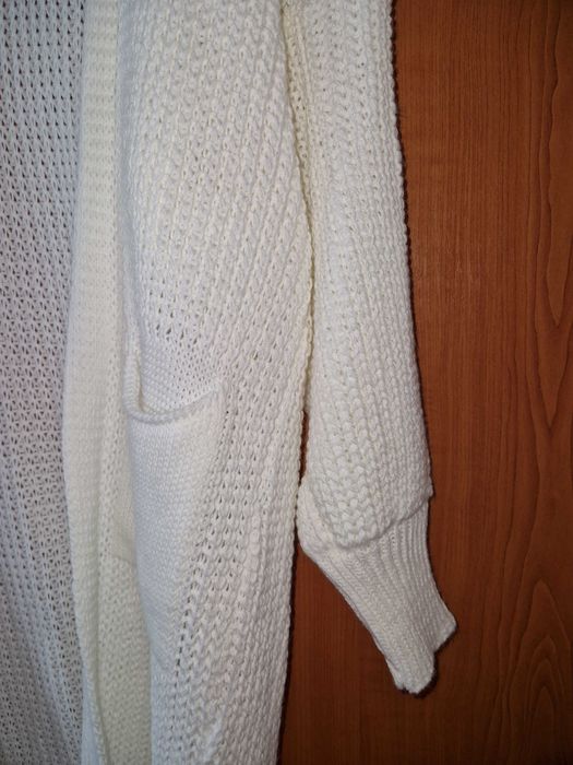 Cardigan  culoare albă