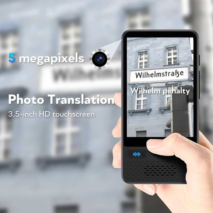 AI преносим преводач 138 езика, превод и офлайн , тъчскрийн и ChatGPT