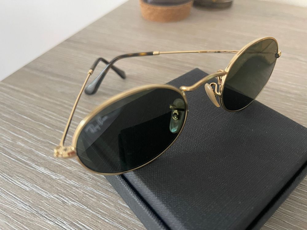 Ochelari Ray-Ban oval flat lenses