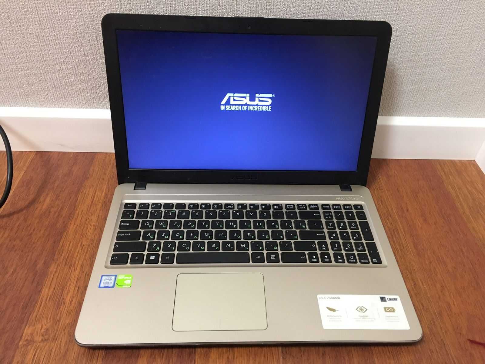 asus x540u Core I5 7-gen RAM 4gb HDD 500gb Nvidia 2gb