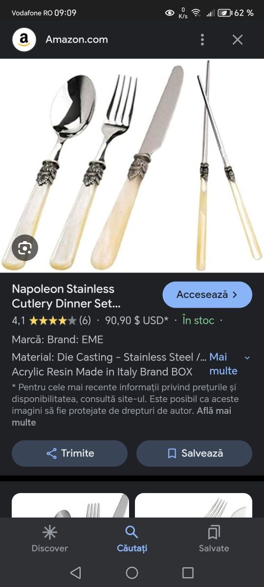 Cuțite italiene Eme Napoleon
