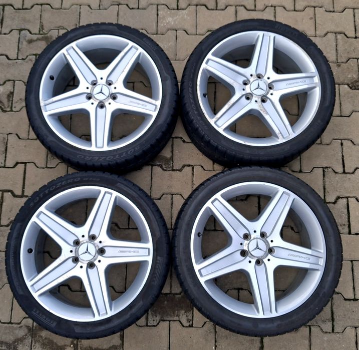 Jante Mercedes AMG pe 19 cu anvelope de iarnă  S , C , E  roti  jenti