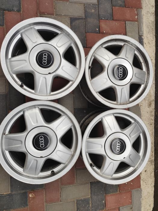 Титан диски R15 на Ауди с4