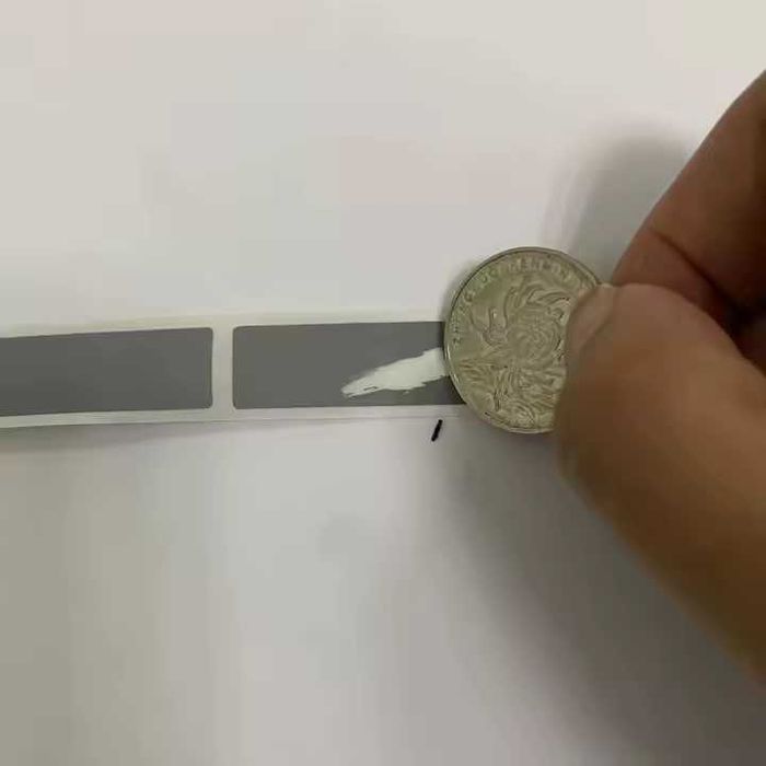 Skratch Seriy qatlamni o'chirish mumkin orqa tomoni yopishqoq stiker