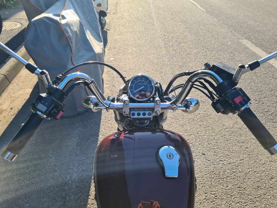 Chopper motocicleta yamaha virago 535 cc