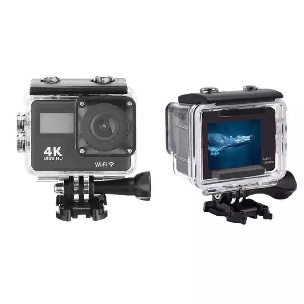 Водоустойчива спортна екшън камера 4K Ultra HD