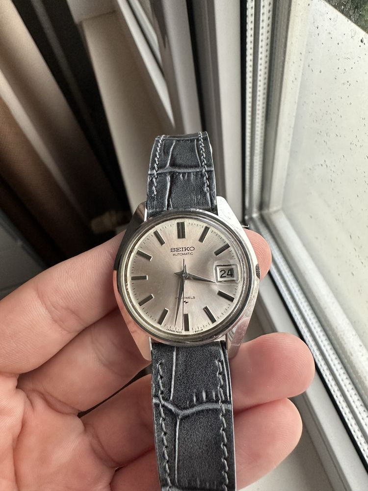Ceas Seiko 7005-8000, automatic, denumit si baby king seiko