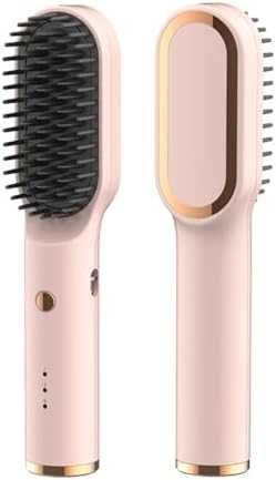 Нова Керамична безжична четка за изправяне и къдрене на коса, 5000mAh