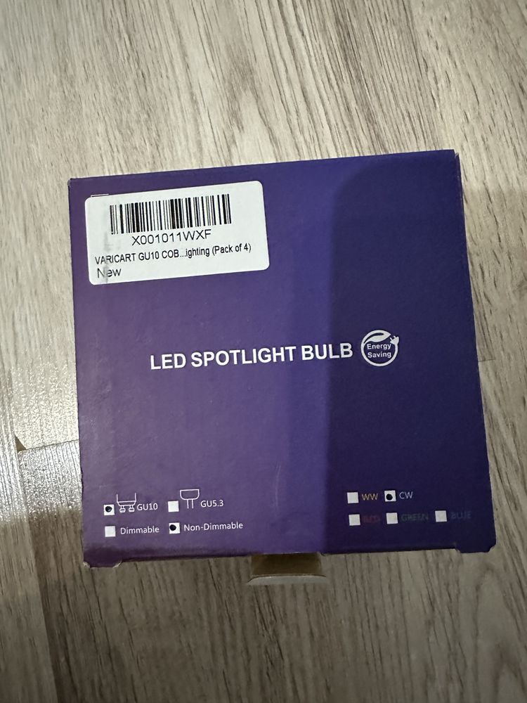Set 4 led spotlight bulb