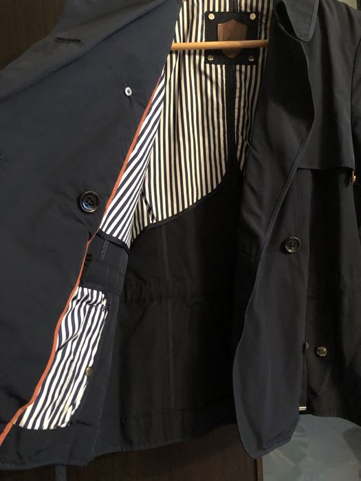 Trench scurt ,Massimo Dutty ,S, bleumarin