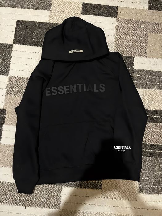 Черно essentials худи