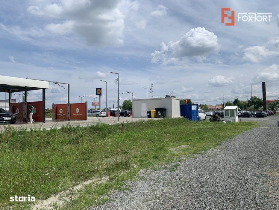 Teren de 712 mp de inchiriat cu acces auto la asfalt, calea Lugojului