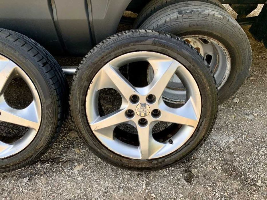 Алуминиеви джанти 17цола 5x114.3+ГУМИ 225/45/17 за Kia,Hyundai,Mazda