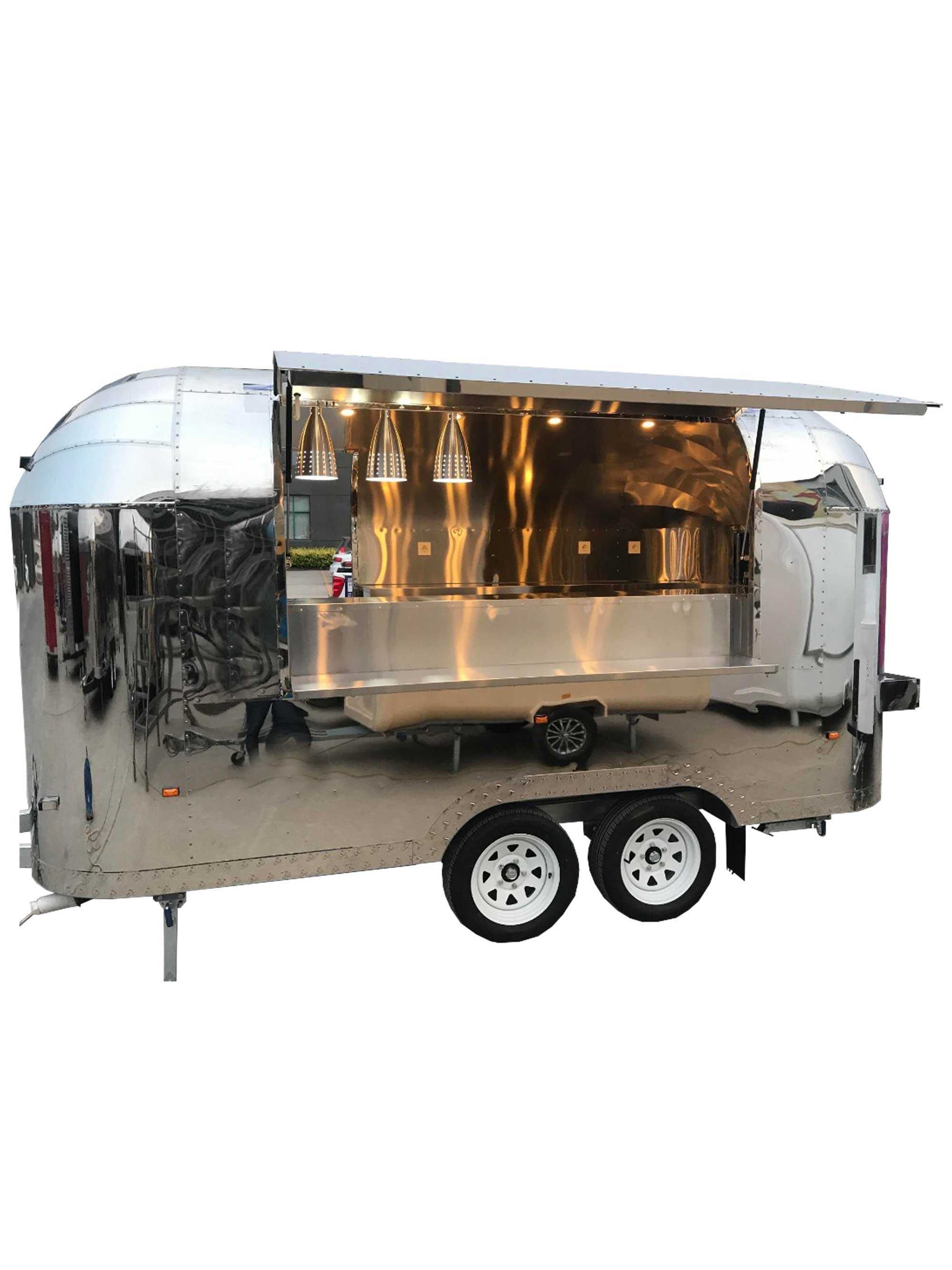 Rulota  inox  AIRSTREAM Food-Truck