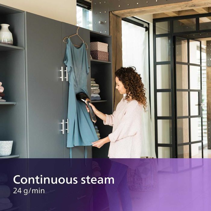 Уред за гладене с пара, Вертикална ютия PHILIPS Steam&Go GC365 , 1300W