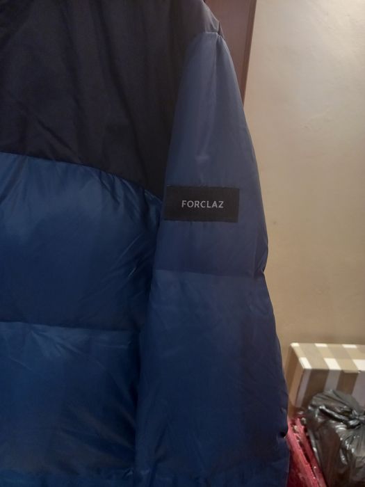 Geaca Forclaz culoare Albastru cu negru