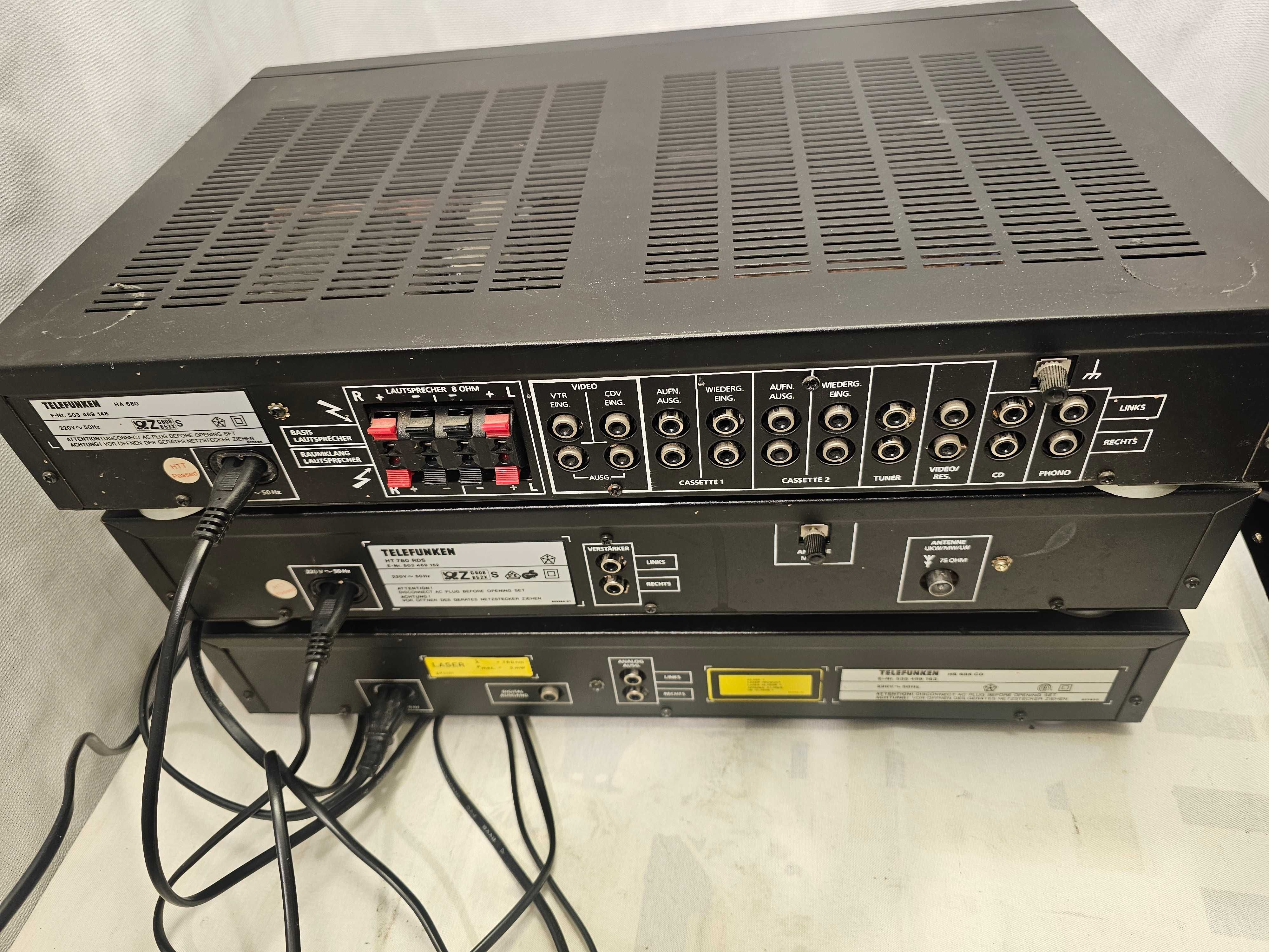 Linie audio Telefunken HA 680 HT 780 HS 685 Germany
