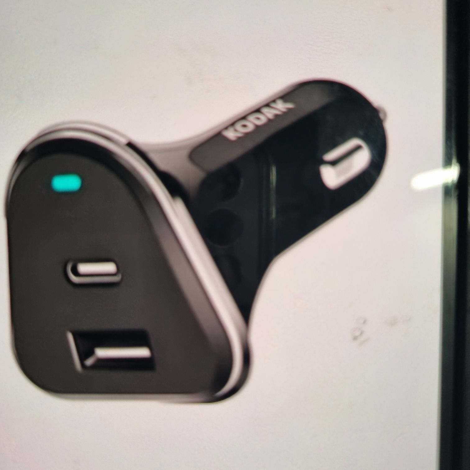 Incarcator auto KODAK, dual port USB-A + PD/USB-C, 3A, fast charge