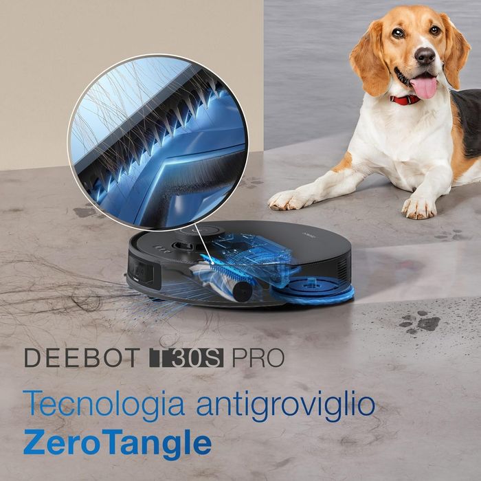 Aspirator Robot ECOVACS T30S Pro cu Mop, 11000 Pa, Stație OMNI