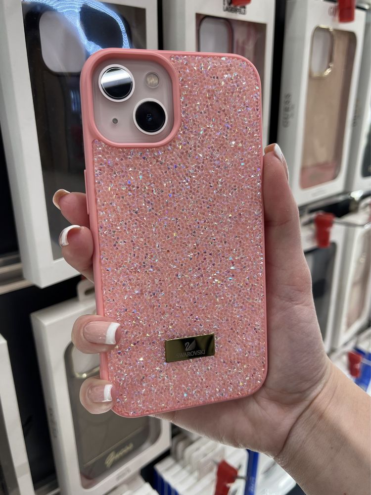 Кейс Swarovski за iPhone 15 15 Pro 15 Pro Max 14 Pro 14 Pro Max 13