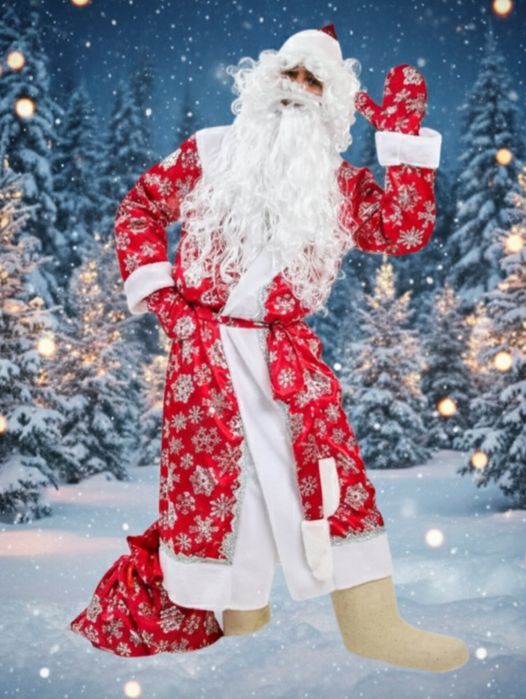 Прокат костюма снегурочка и деда мороза 
1.500 тг час. За один костюм