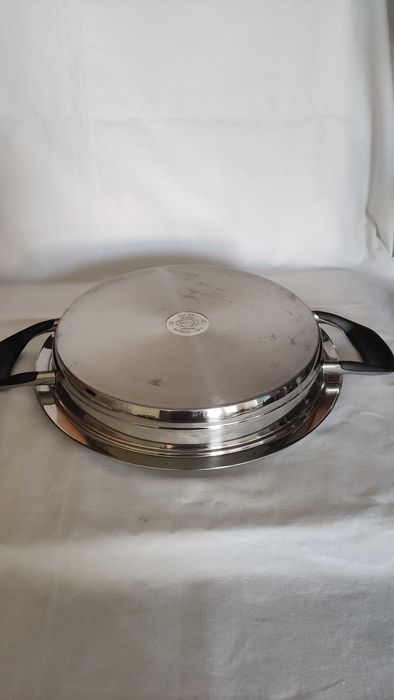 АМС масивен плитък голям тиган за индукция отличен