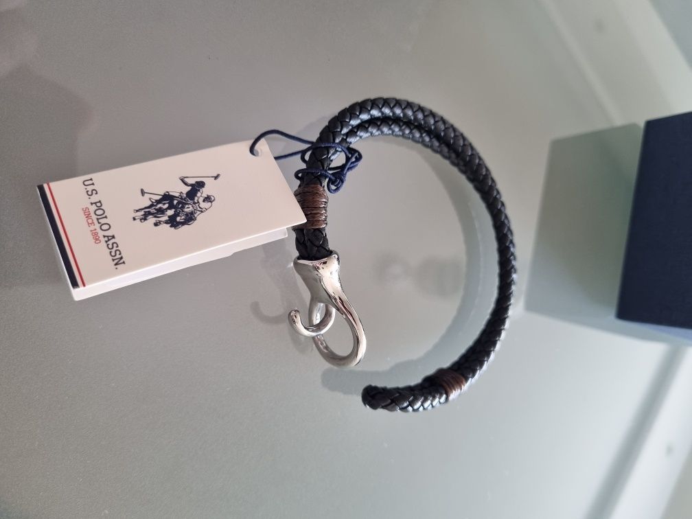 Мъжка кожена гривна U.S. Polo Assn. - нова