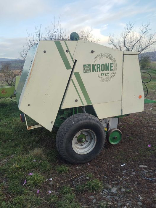 Presă balotiera rotundă Krone kr 125 legare 2 ațe