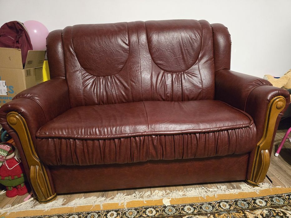 Set fotolii imitatie piele