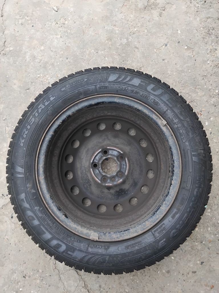 4 jante cu,cauciucuri FULDA 185/65 R 15  88T