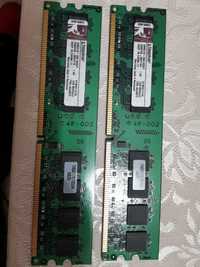 RAM Kingston 2 х 1 GB с подарък Nanya RAM 2 x 256 MB
