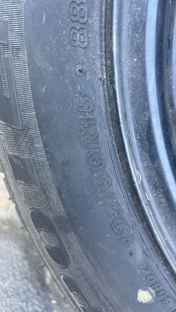 Ориганална джанта Toyota 15 цола с гума Bridgestone 195/60/15