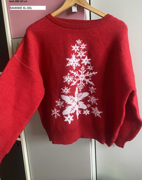 Pulover bluza femei marime XL XXL tricot model craciun nou