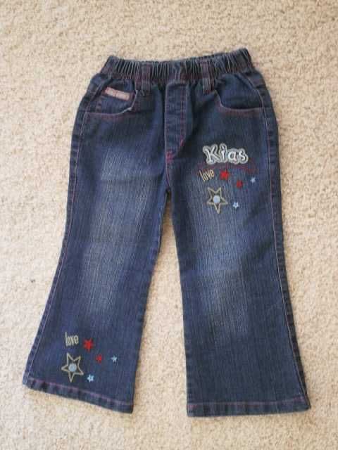 Детски дънков комплект дънково яке с панталон, нов, размер 1