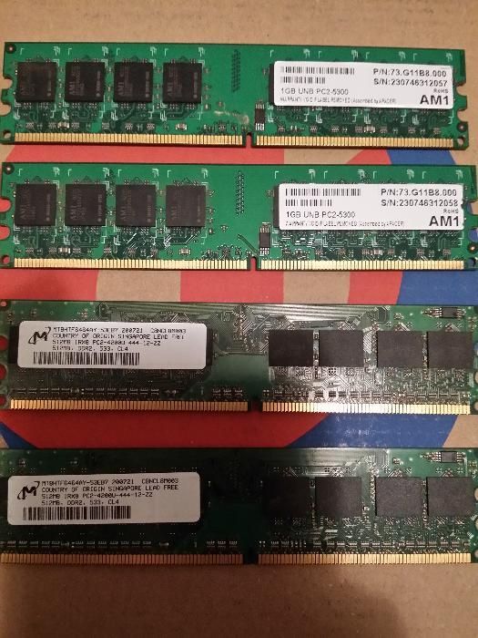 Memorie RAM DDR2 KIT Dual Channel 2 X 512MB