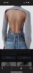 Блуза с гол гръб Zara