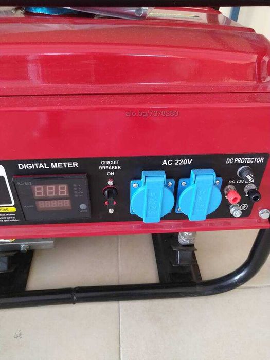 Бензинов Генератор за ток 3,5KW  8,5KW - Монофазен - Генератори за ток